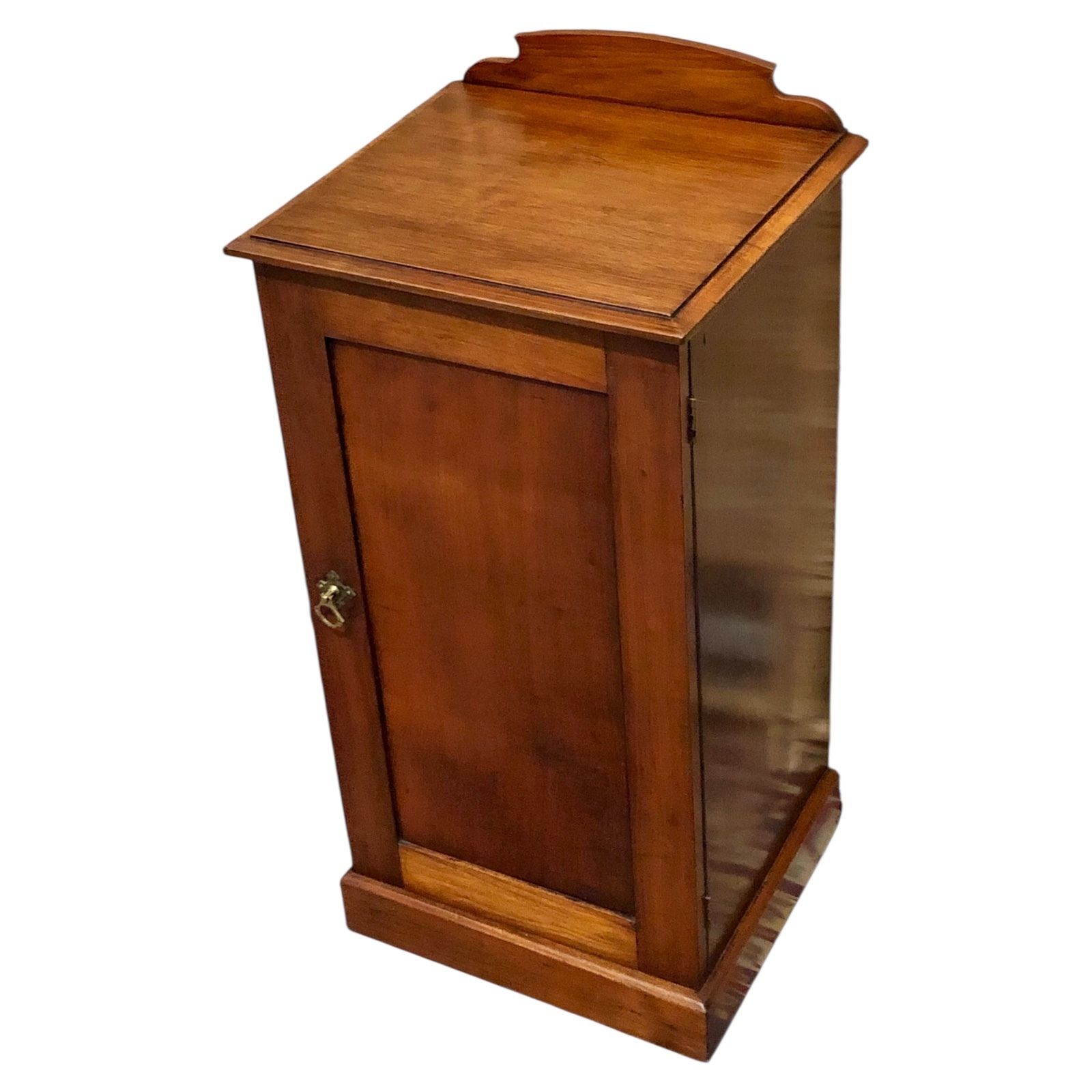 Edwardian Walnut Bedside Table Or Nightstand photo Furniture