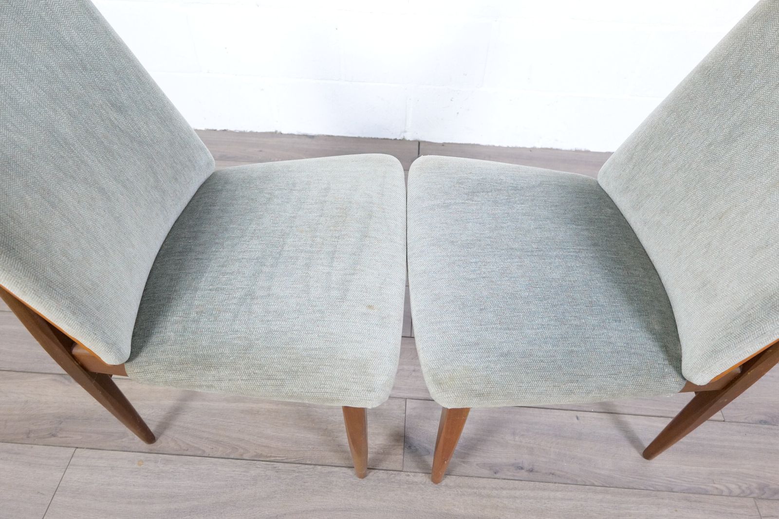 Pair Of Elliott's Of Newbury Eon Teak Dining Chairs photo buy
