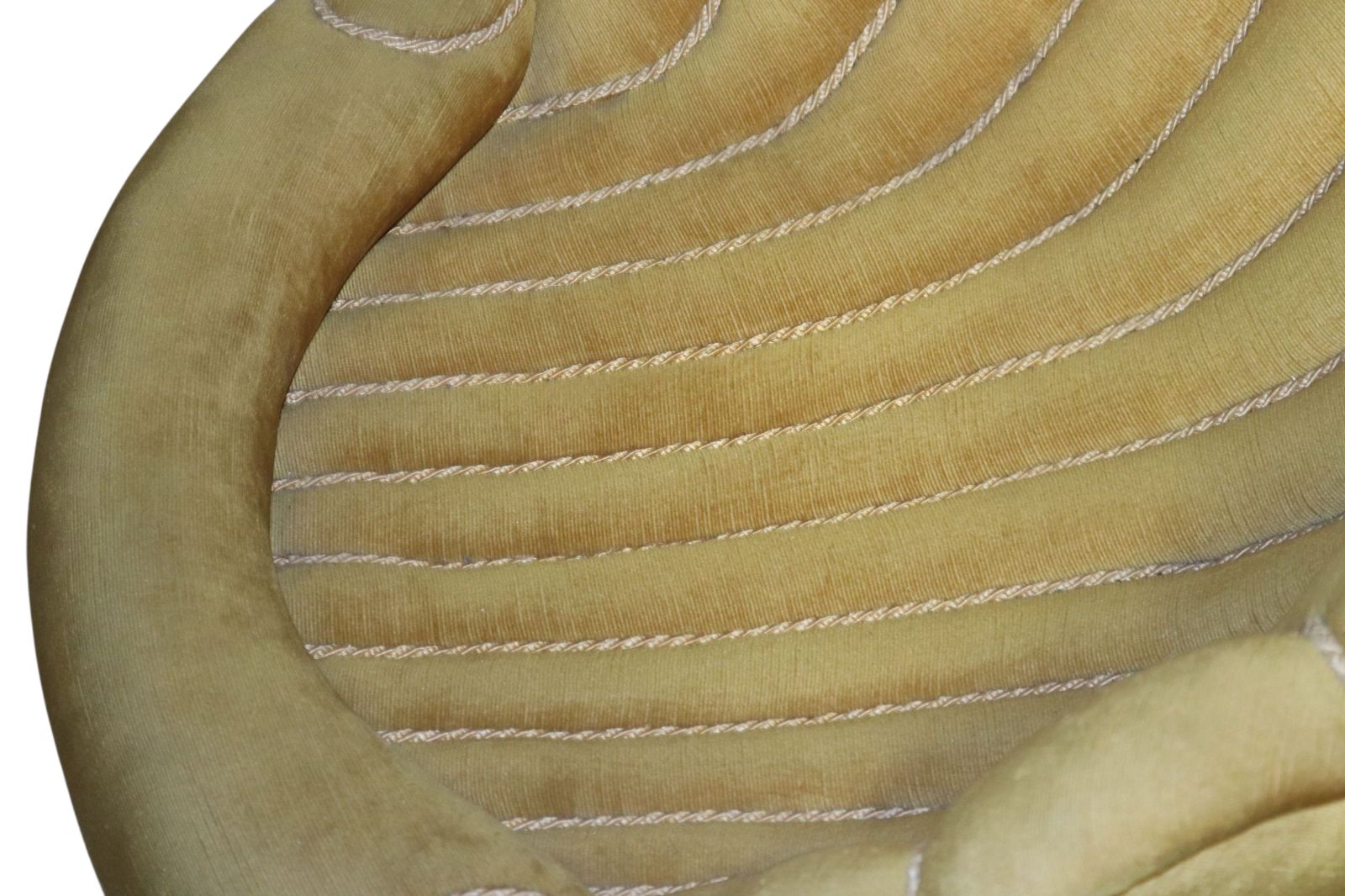 Antique Victorian 'Clam Shell' Easy Chair / Low Armchair photo for sale