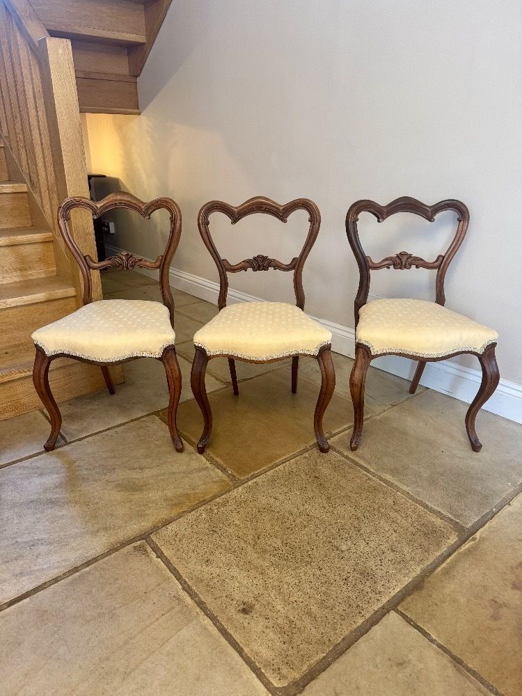 Fine Quality Set Of Six Victorian Rosewood Dining Chairs photo vinterior