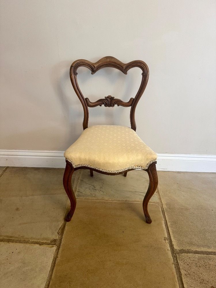 Fine Quality Set Of Six Victorian Rosewood Dining Chairs photo vintage