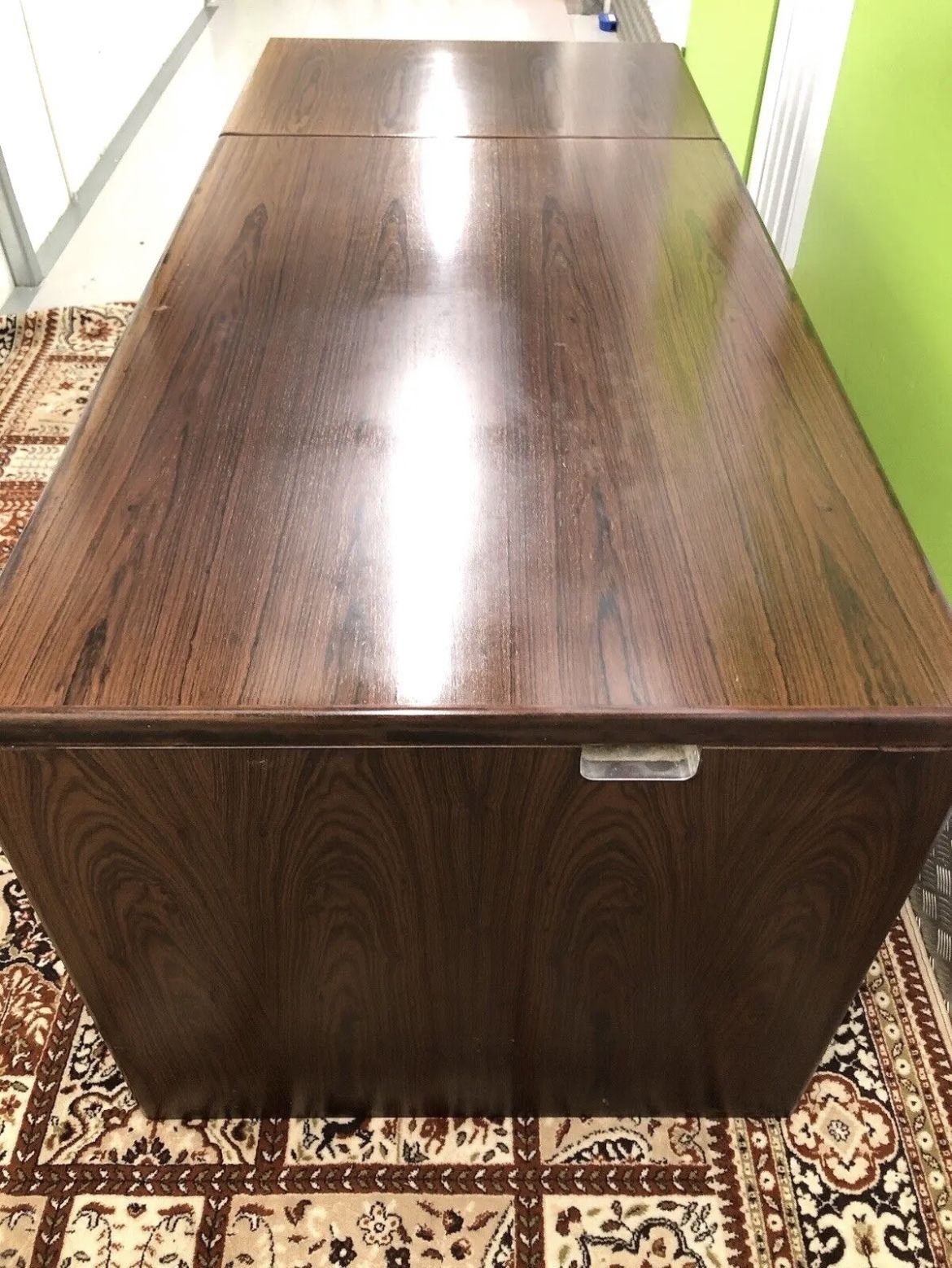 Stunning Sven Dyrlund Mid Century Executive Danish Rosewood Desk photo vintage