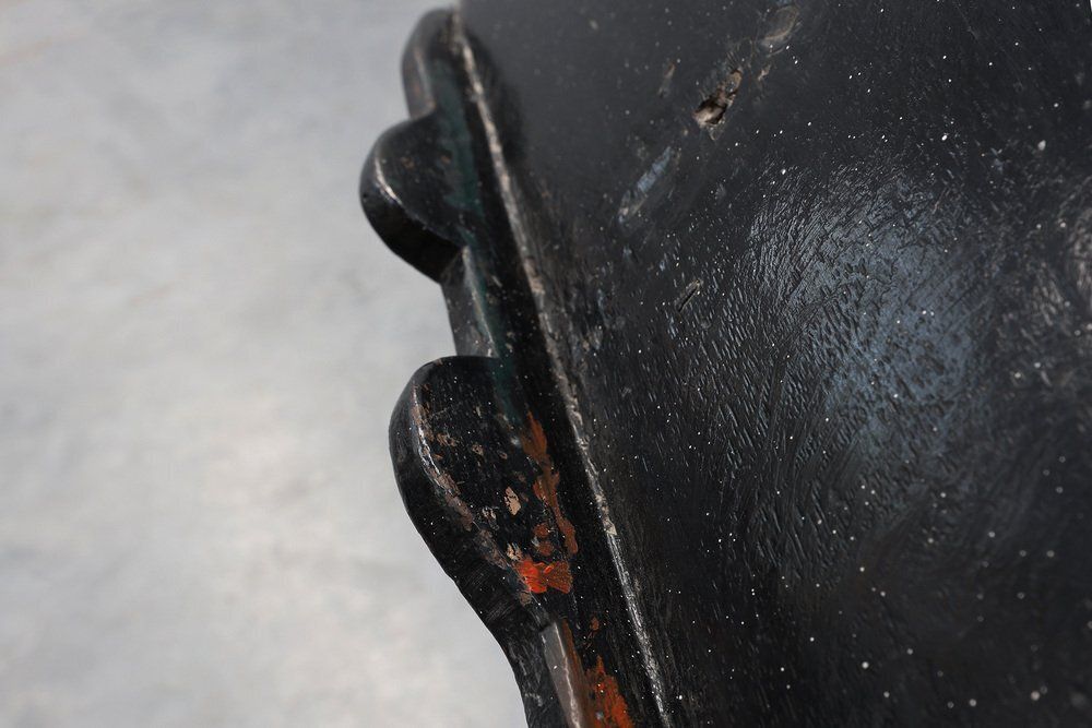 photo buy Rustic French Black Bookstand In Wood, 1850