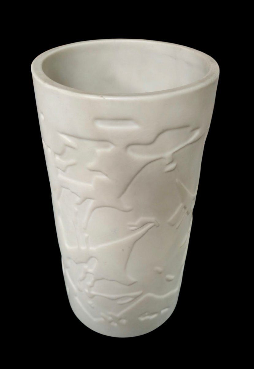étienne Hajdu (1907 1996) Roller Vase Manufacture Sèvres photo vinterior