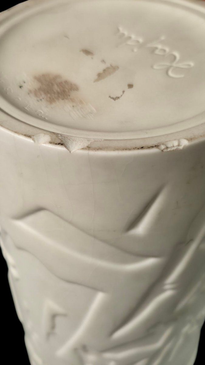 393.0 étienne Hajdu (1907 1996) Roller Vase Manufacture Sèvres photo