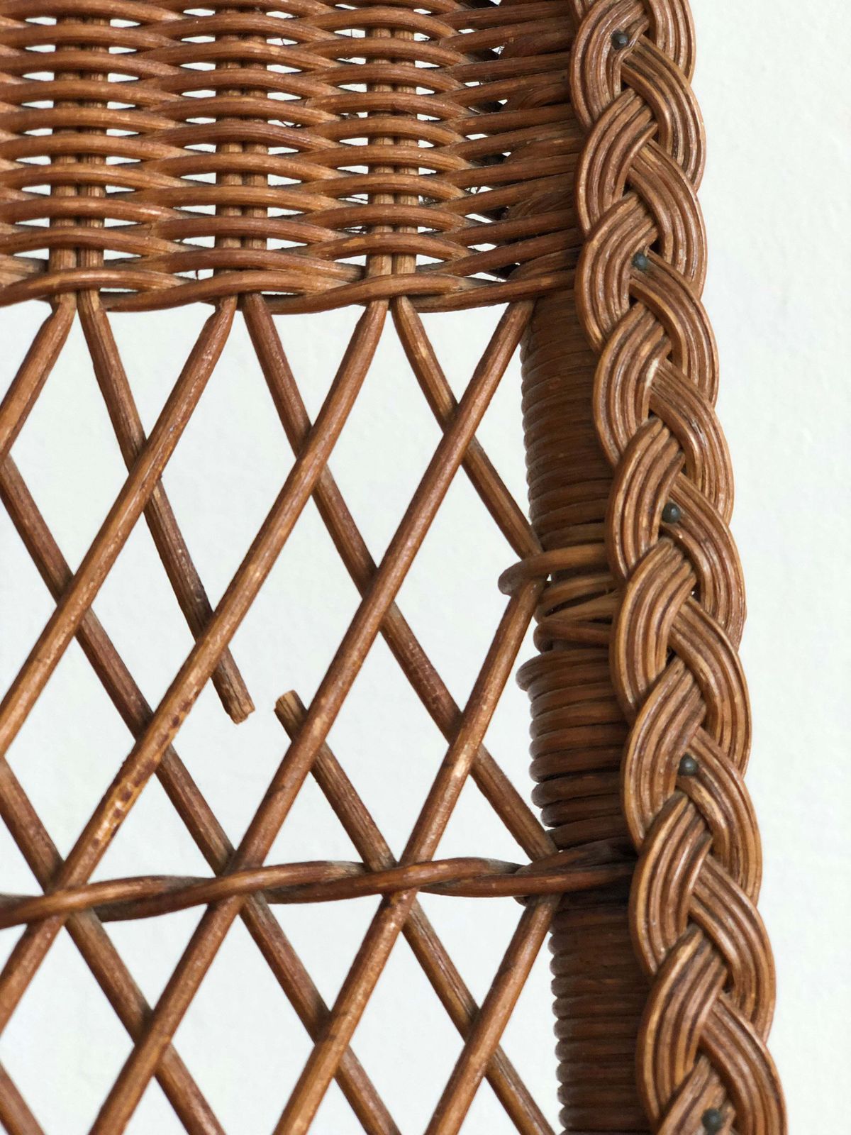 photo for sale Vintage Rattan Chair By R. Wengler, Copenhagen