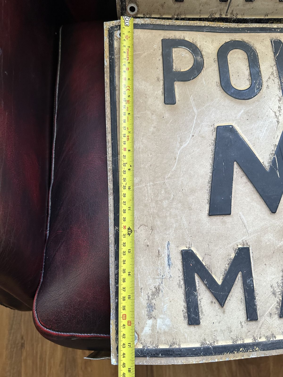 Vintage French Crane Sign Trio photo furniture