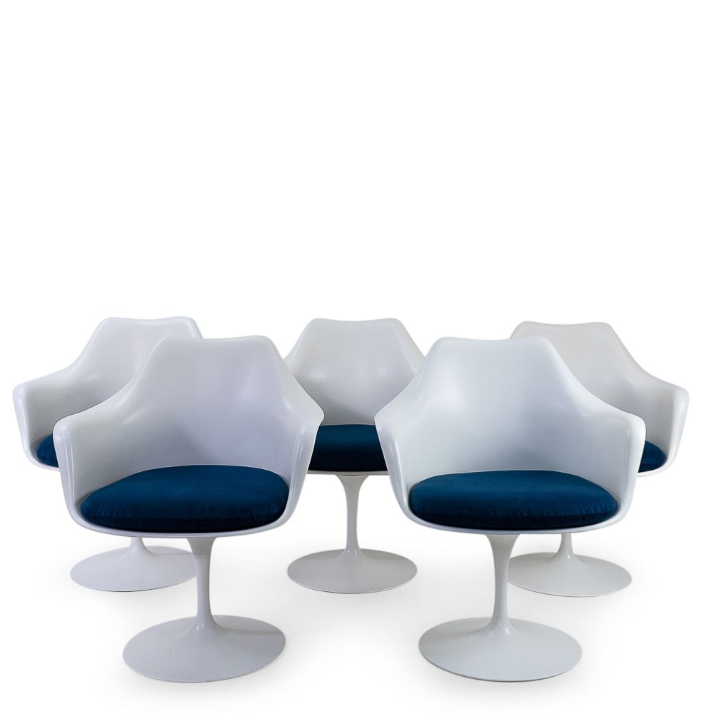 photo vinterior Armchairs By Eero Saarinen For Knoll, 1960s, Set Of 5