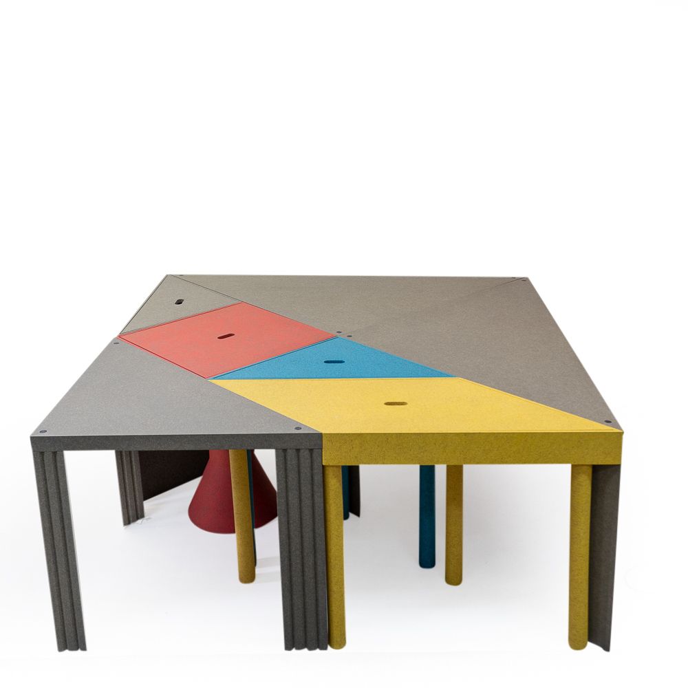 Set Of 7, Tangram Tables By Massimo Morozzi For Cassina, 1980s