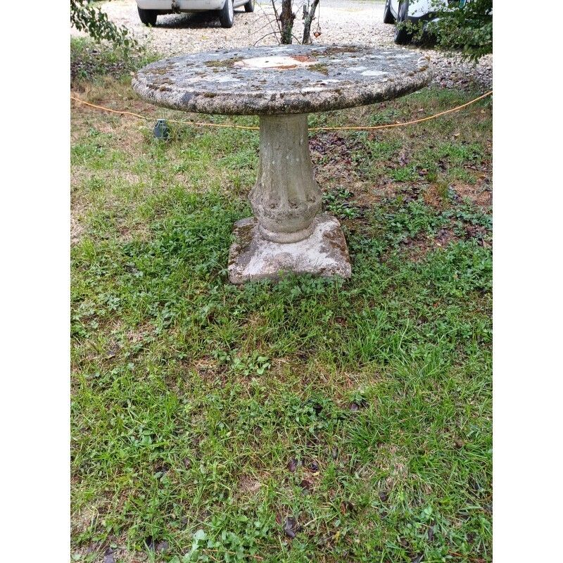 1960s Scrap Cement Garden Table