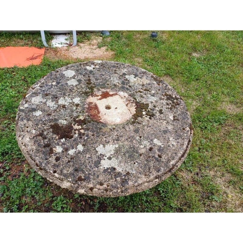 1960s Scrap Cement Garden Table photo vintage