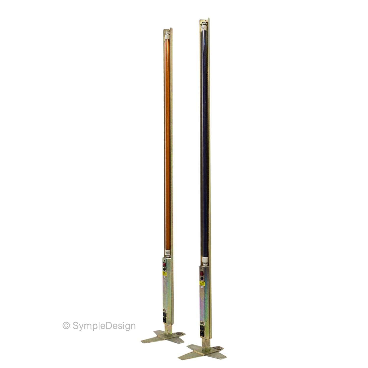 Mark Brazier Jones Aura Floor Lamps, 1990s, Set Of Two photo for sale