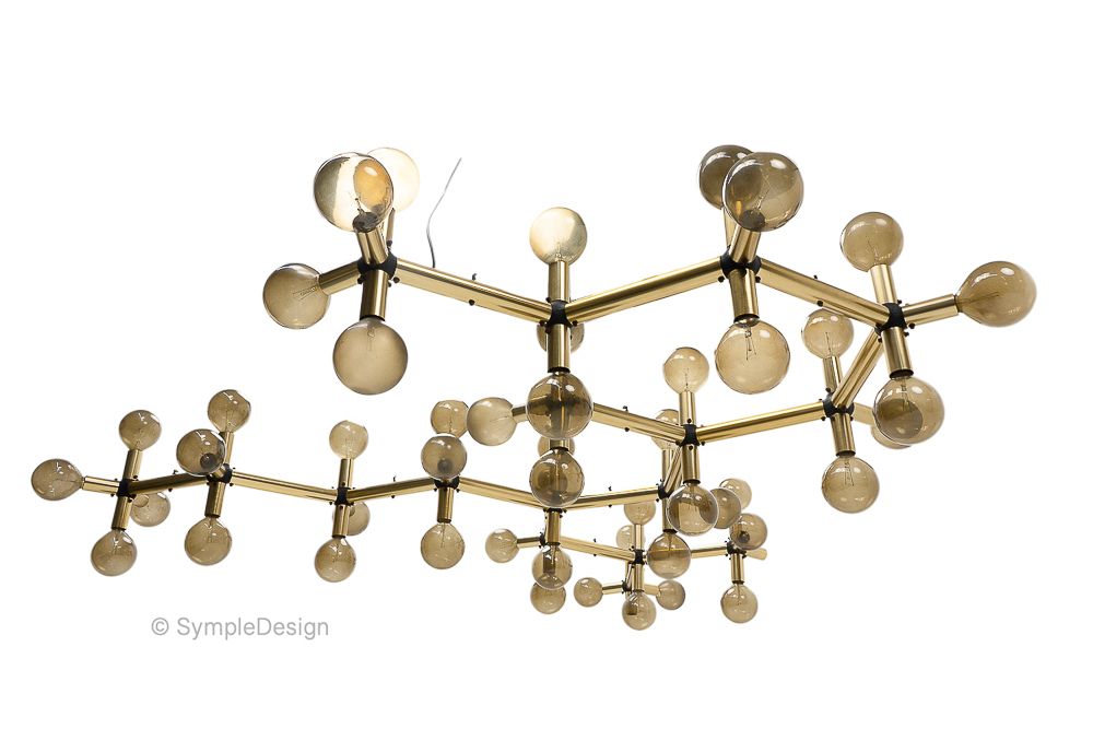 photo furniture Atomic Ceiling Lamp By Haussmann For Swisslamps International, 1960s