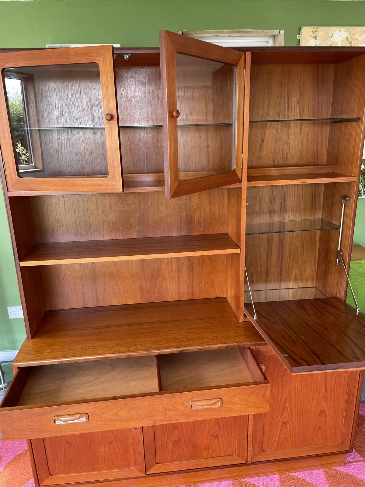 Beautiful G Plan Fresco Cabinet & Wall Unit – Superb Condition photo Furniture