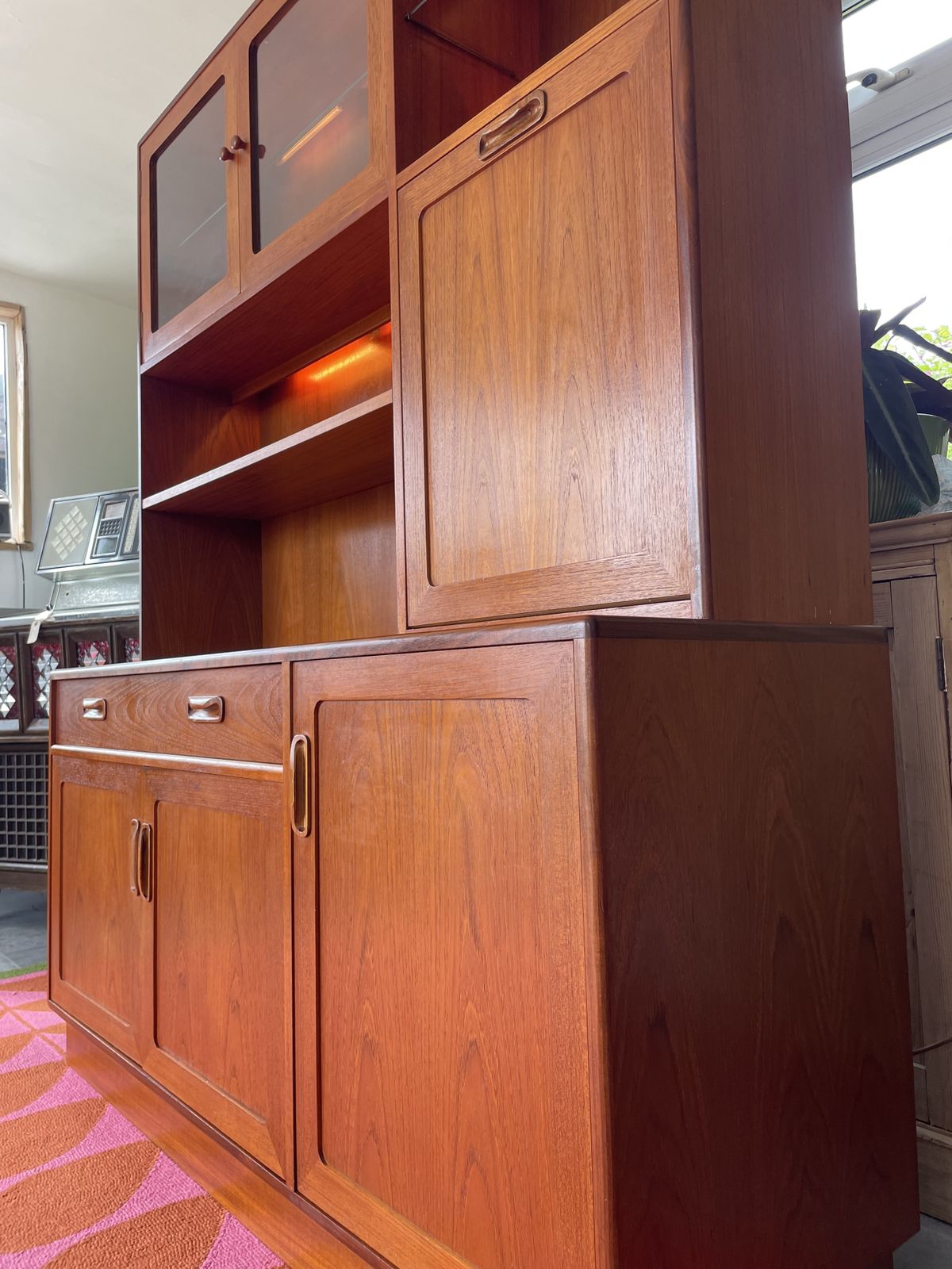 photo furniture Beautiful G Plan Fresco Cabinet & Wall Unit – Superb Condition