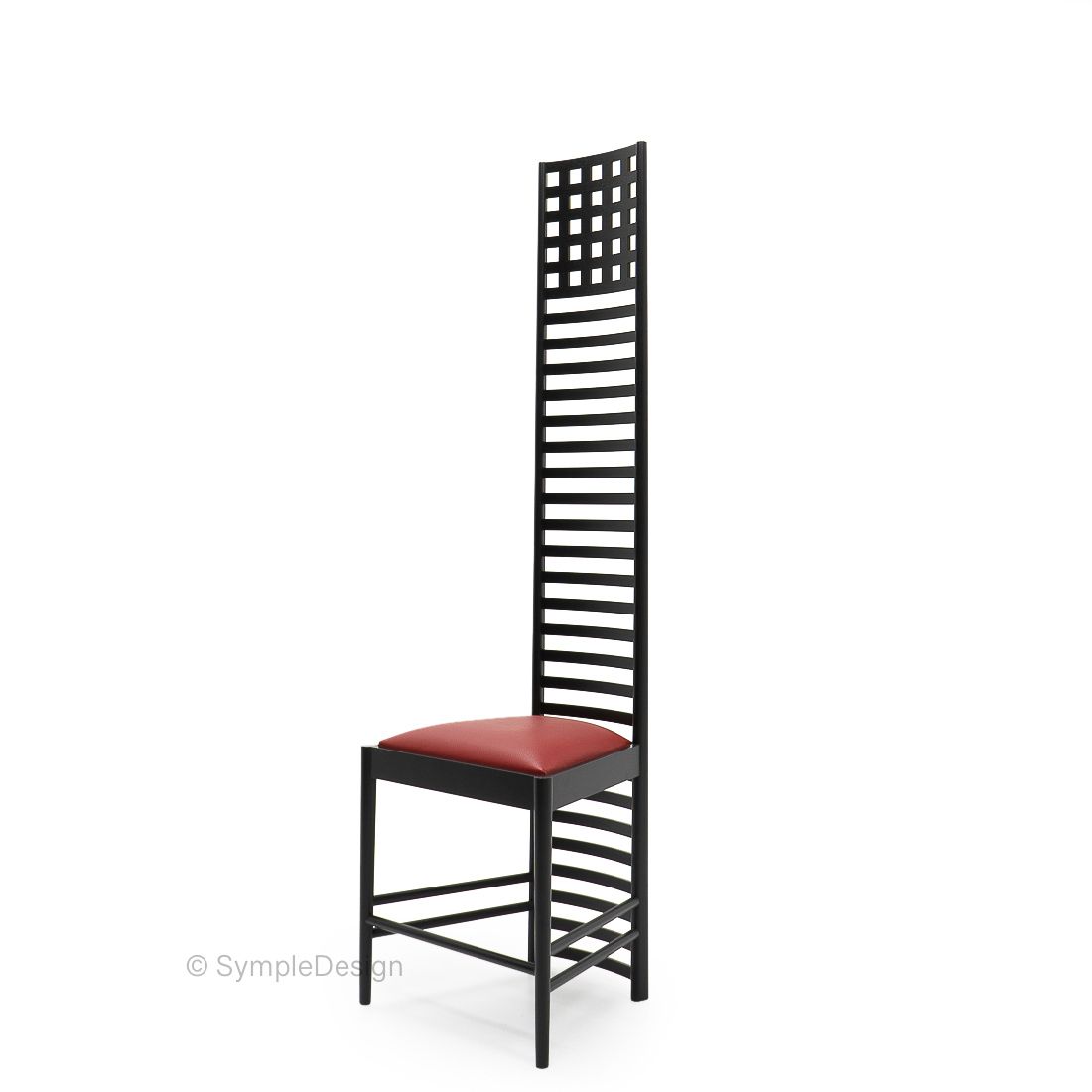 Hill House Chair By Charles R. Mackintosh For Cassina, 1980s photo for sale
