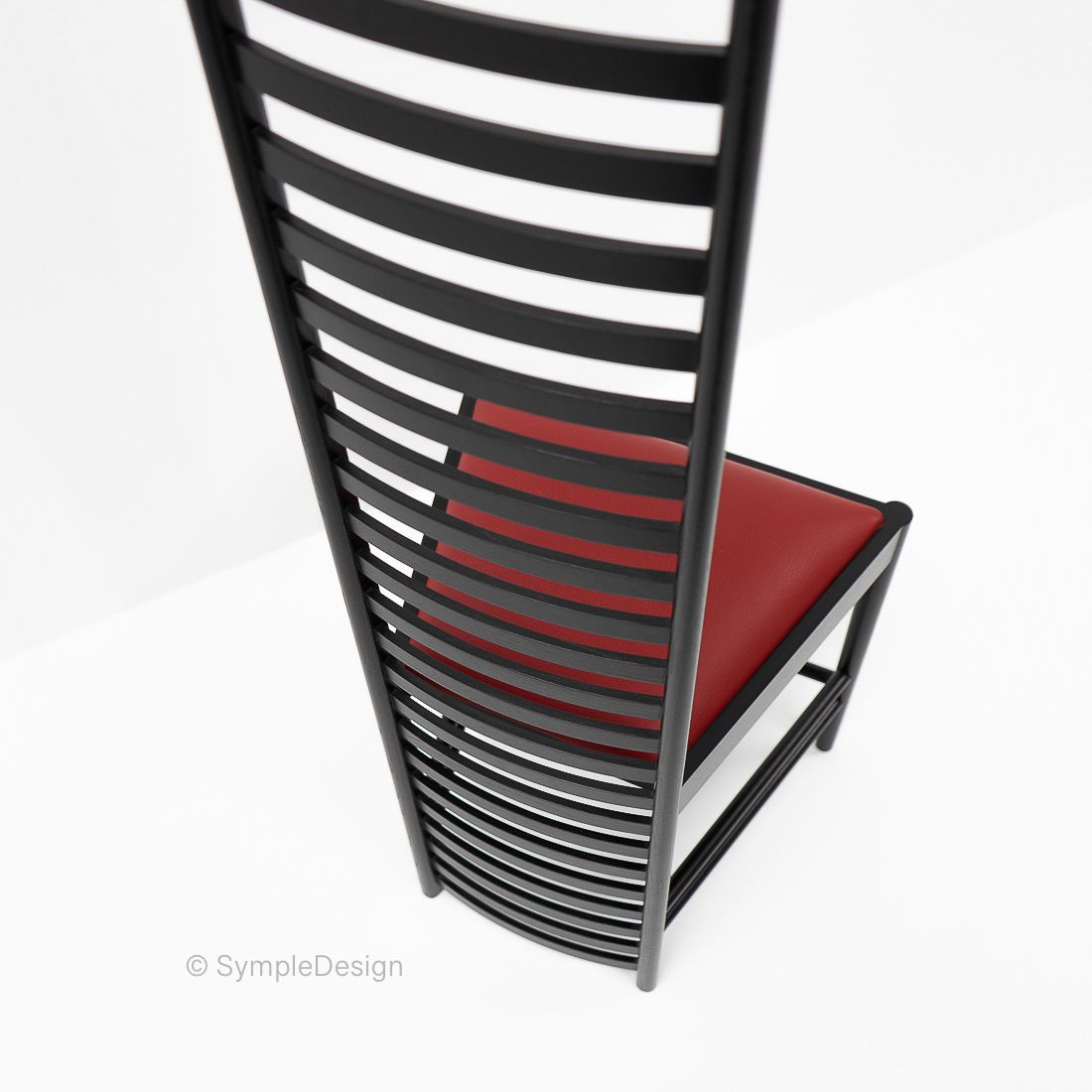 Furniture Hill House Chair By Charles R. Mackintosh For Cassina, 1980s photo