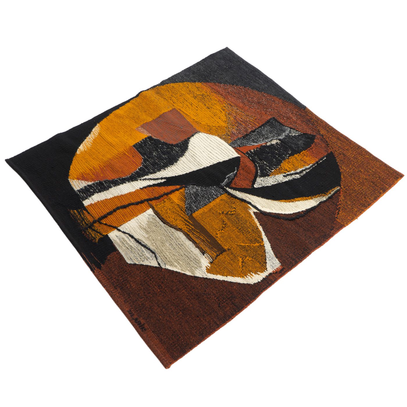 Jan Hladik Woolen Tapestry – Czechoslovakia, 1980s photo for sale