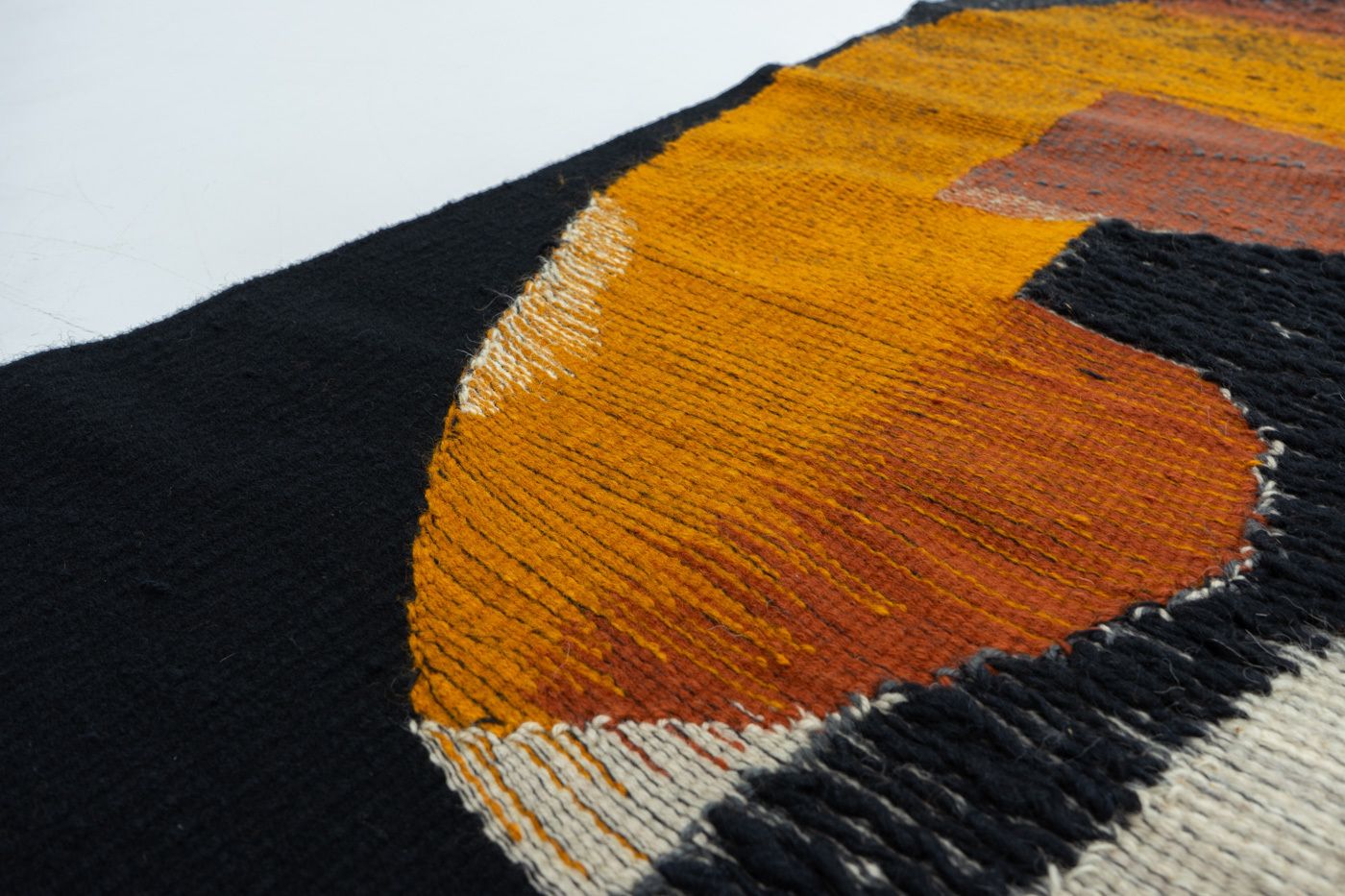 photo vinterior Jan Hladik Woolen Tapestry – Czechoslovakia, 1980s
