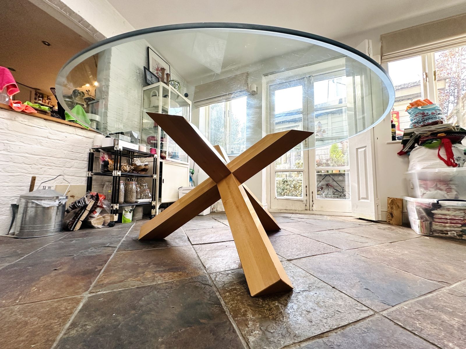 La Rotonda Dining Table 1970’s Iconic By Mario Bellini By Cassini No Label photo furniture