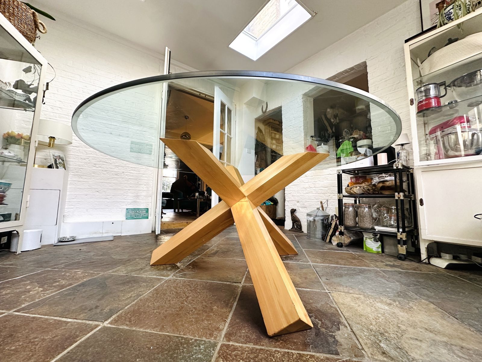 La Rotonda Dining Table 1970’s Iconic By Mario Bellini By Cassini No Label photo for sale