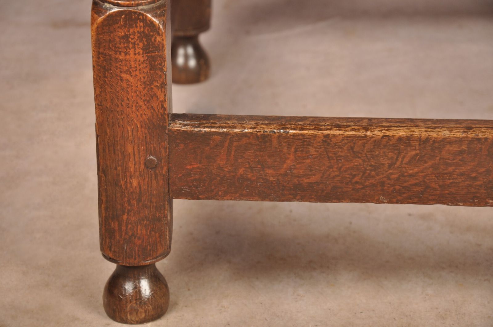 17th Century Oak Bobbin Turned Side Table photo 1400.0