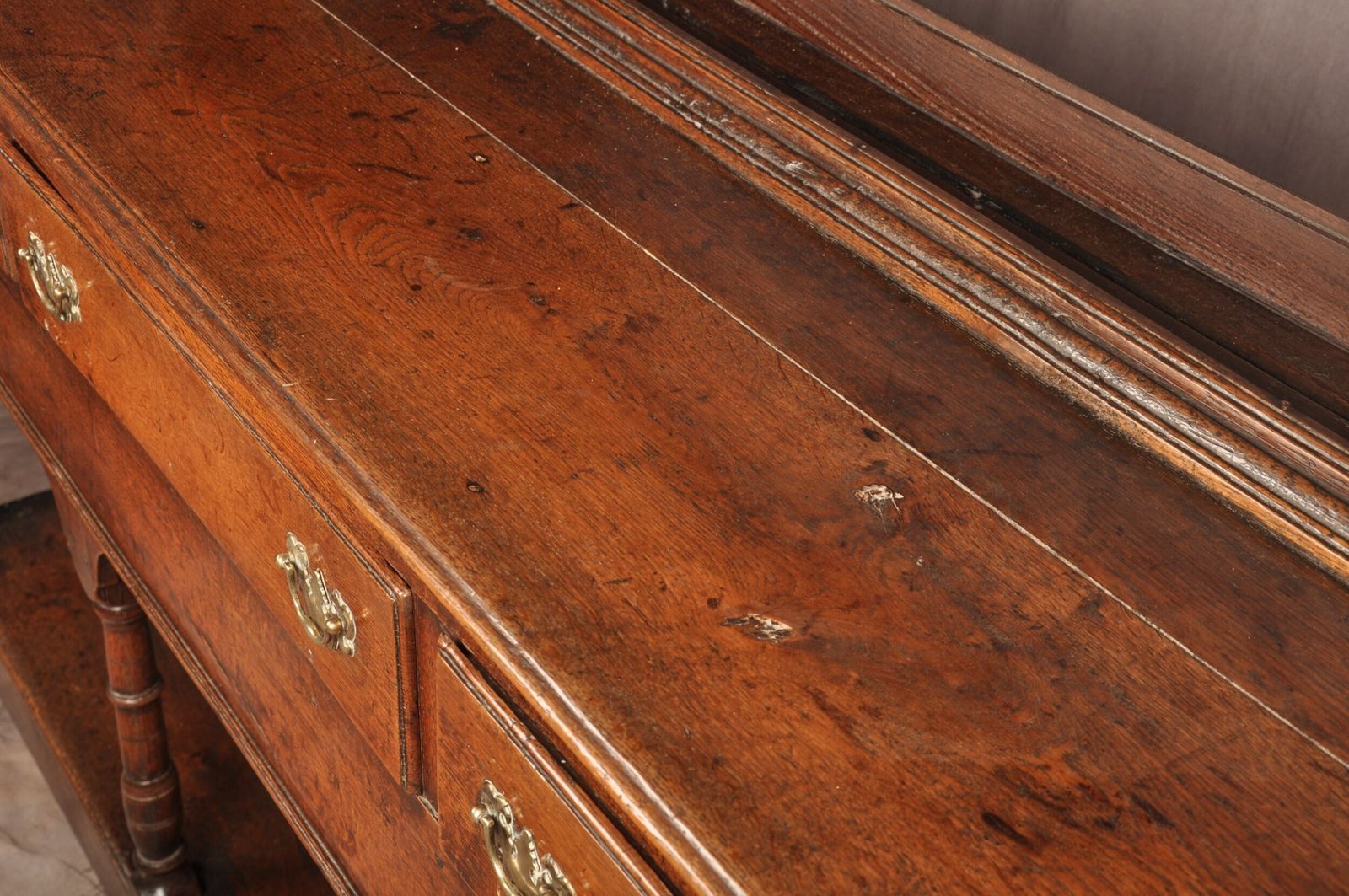 18th Century Oak Pot Board Dresser photo Furniture