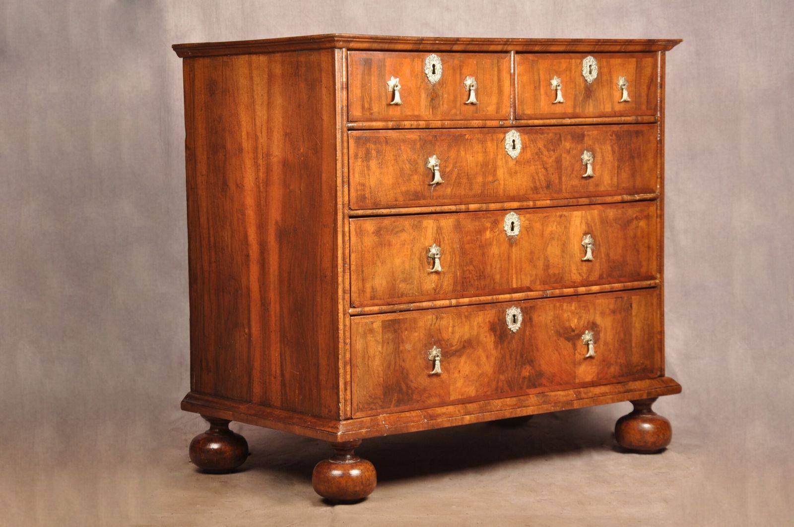 17th Walnut Century Chest Of Drawers photo for sale
