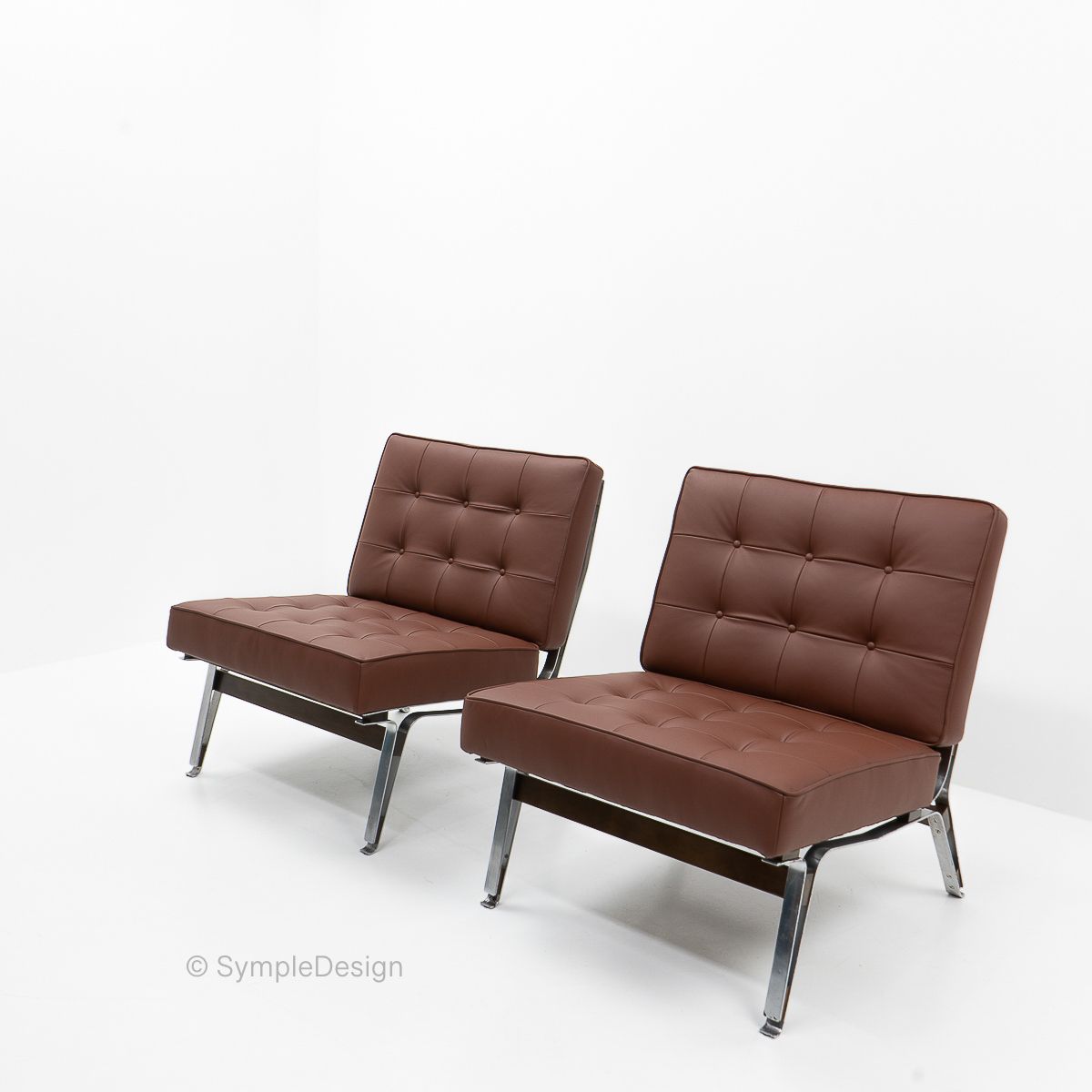 Ico Parisi 856 Lounge Chairs For Cassina, 1950s photo Furniture