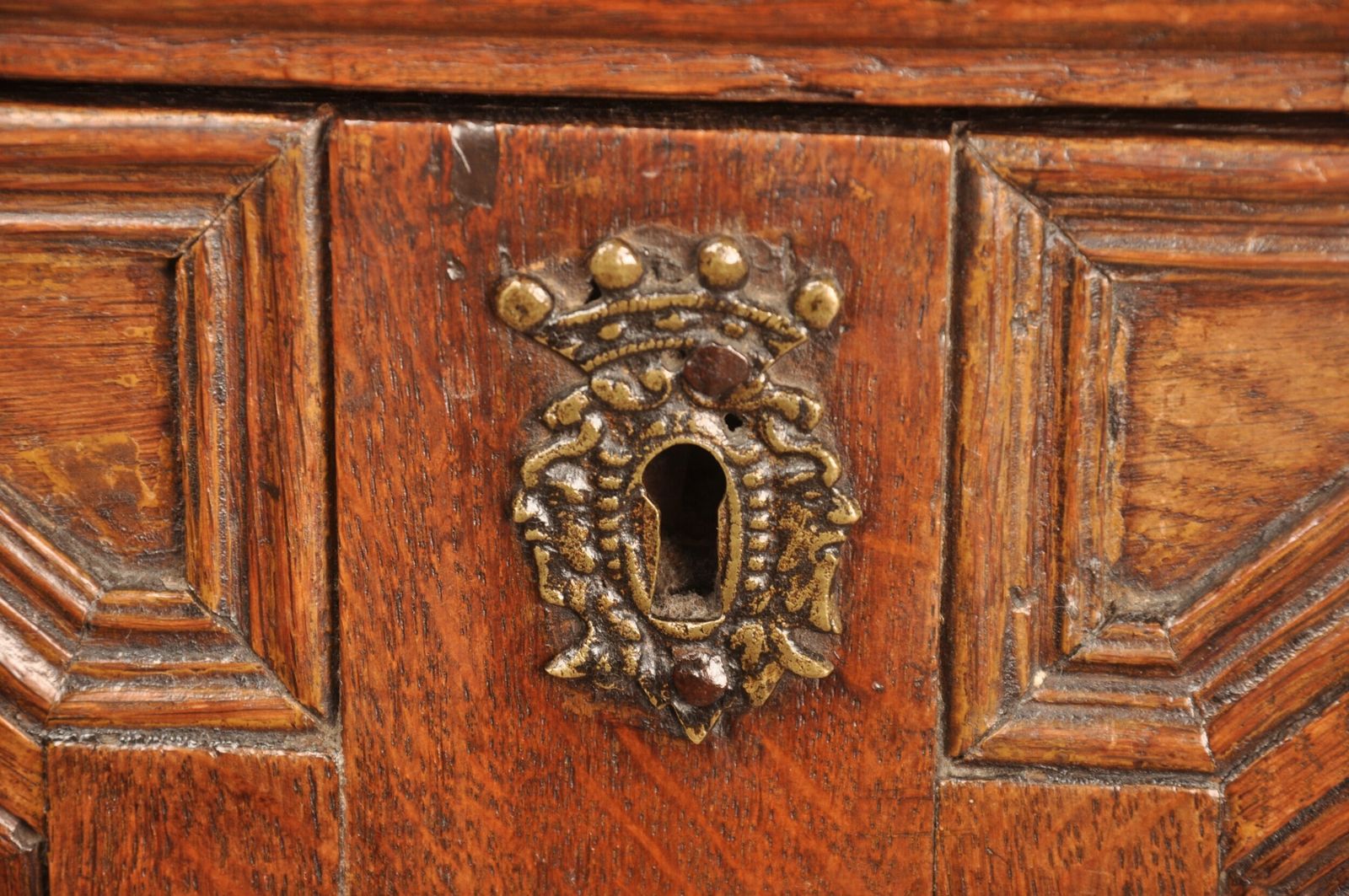 A Rare Charles II Oak Chest Of Drawers photo Furniture