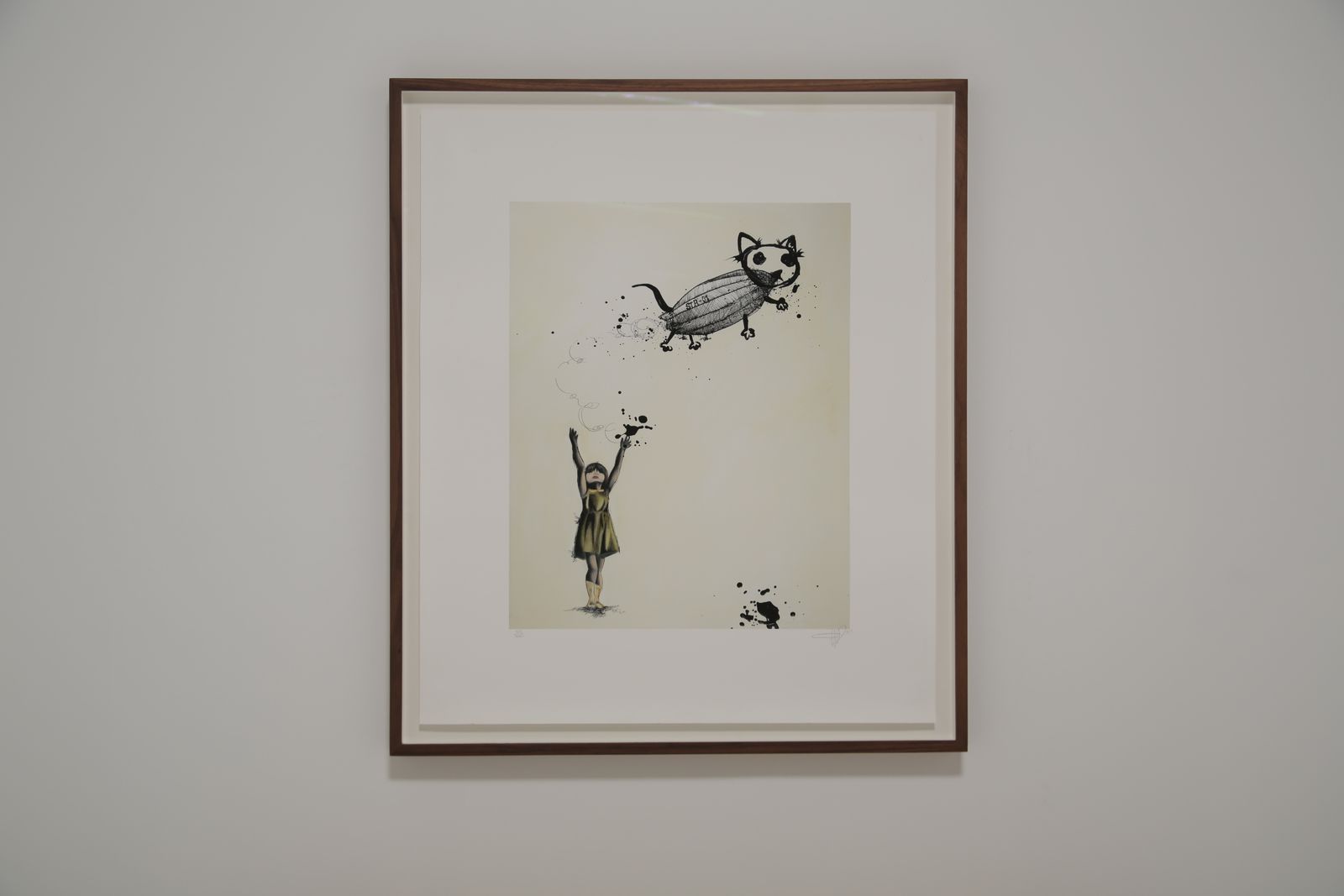 ‘And One Day Blimp Cat Floated Away’ Limited Print By Candice Tripp, 2008.