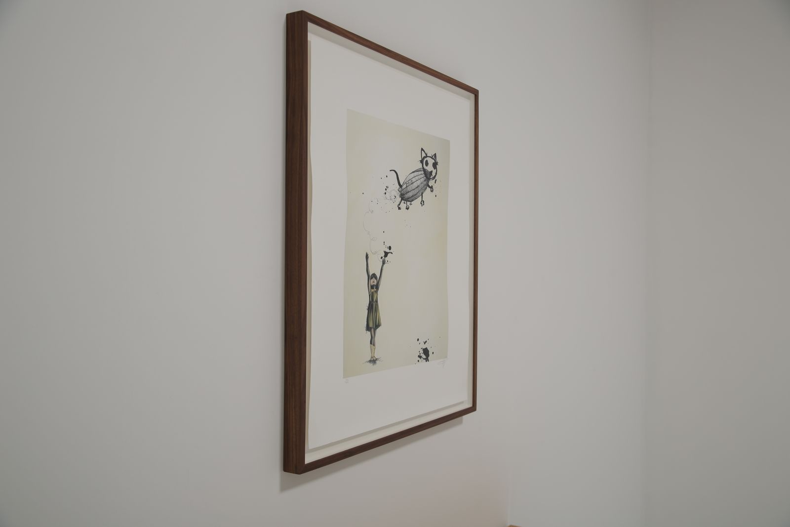 ‘And One Day Blimp Cat Floated Away’ Limited Print By Candice Tripp, 2008. photo furniture