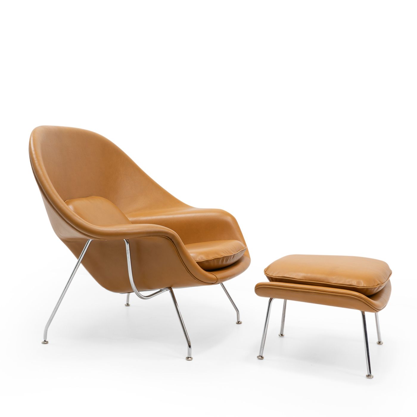 Womb Chair And Ottoman By Eero Saarinen For Knoll, 2000s