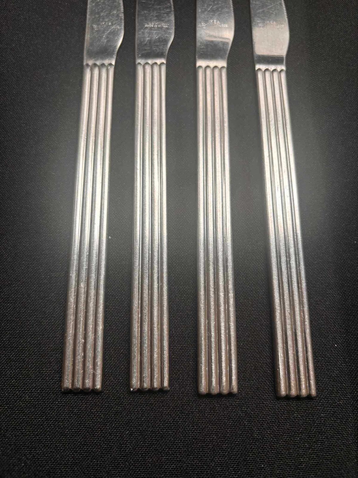 Ikea Strateg Dinner Knives (Set Of 4): Stainless Steel Postmodern Flatware photo 118.0