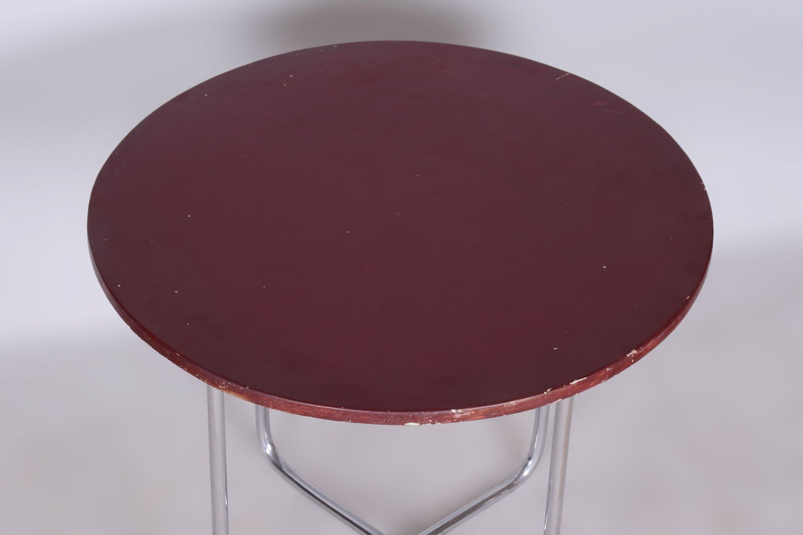 2700.0 Original Bauhaus Dining Set, By Hynek Gottwald, Chrome, Czech, 1930s photo