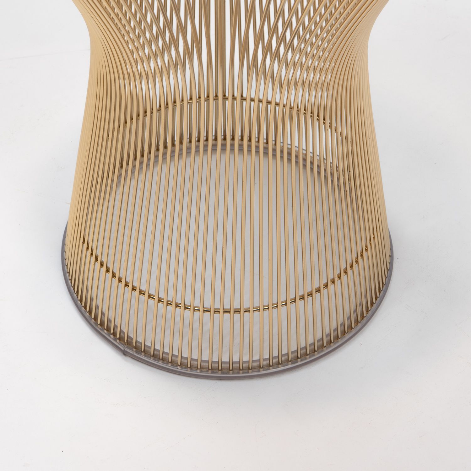 Side Table By Warren Platner For Knoll International, 18k Gold photo Furniture