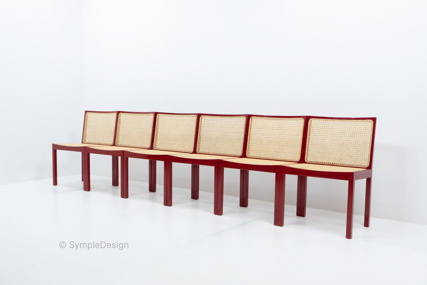 Bank Stühle, Or Bench Chairs By Willy Guhl, Set Of 6, 1960s photo vinterior