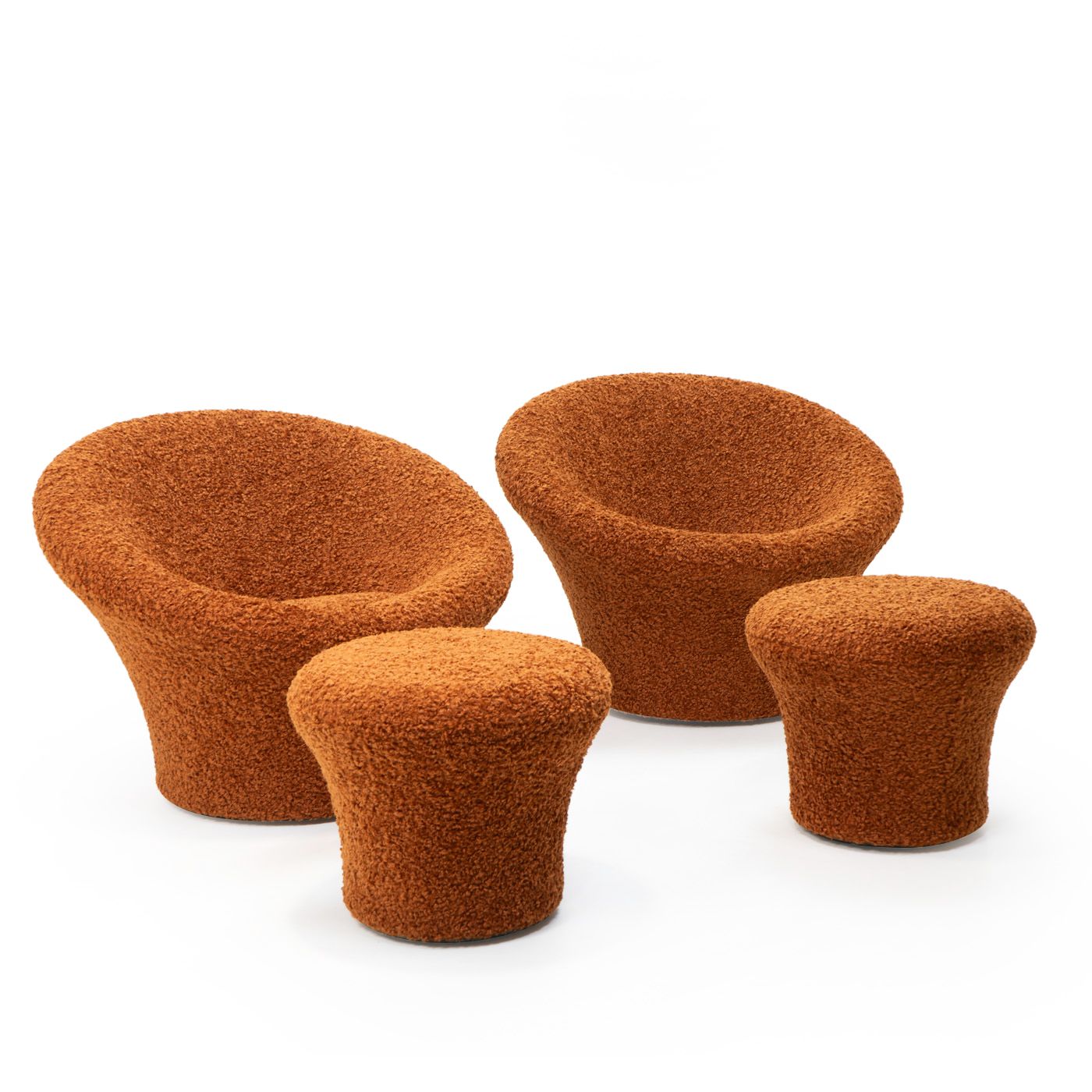 French Design Pierre Paulin For Artifort Mushroom Lounge  Set