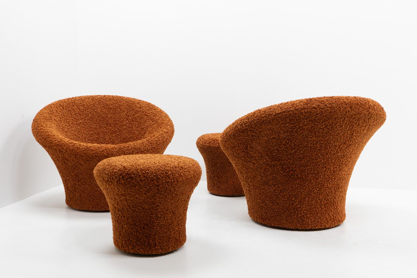 French Design Pierre Paulin For Artifort Mushroom Lounge  Set photo furniture