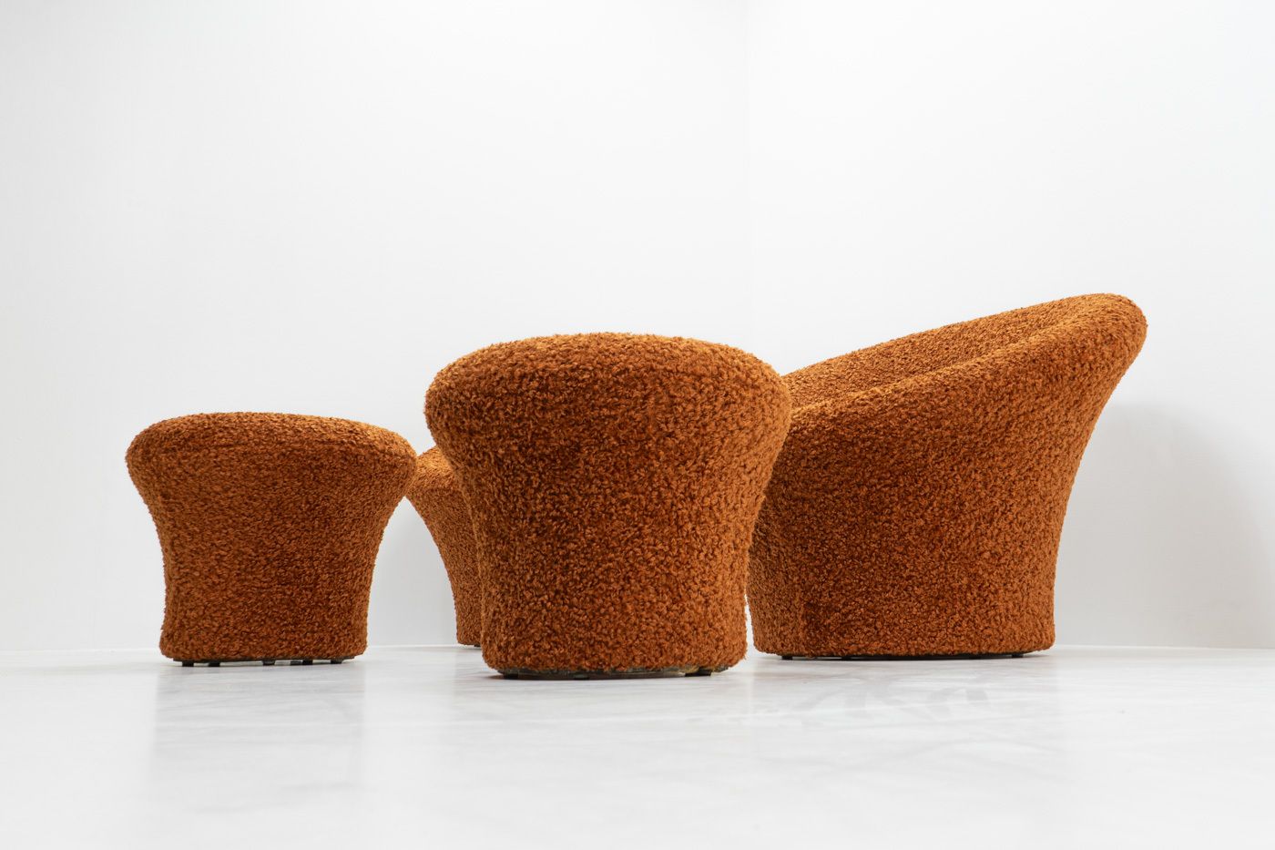 French Design Pierre Paulin For Artifort Mushroom Lounge  Set photo 4700.0