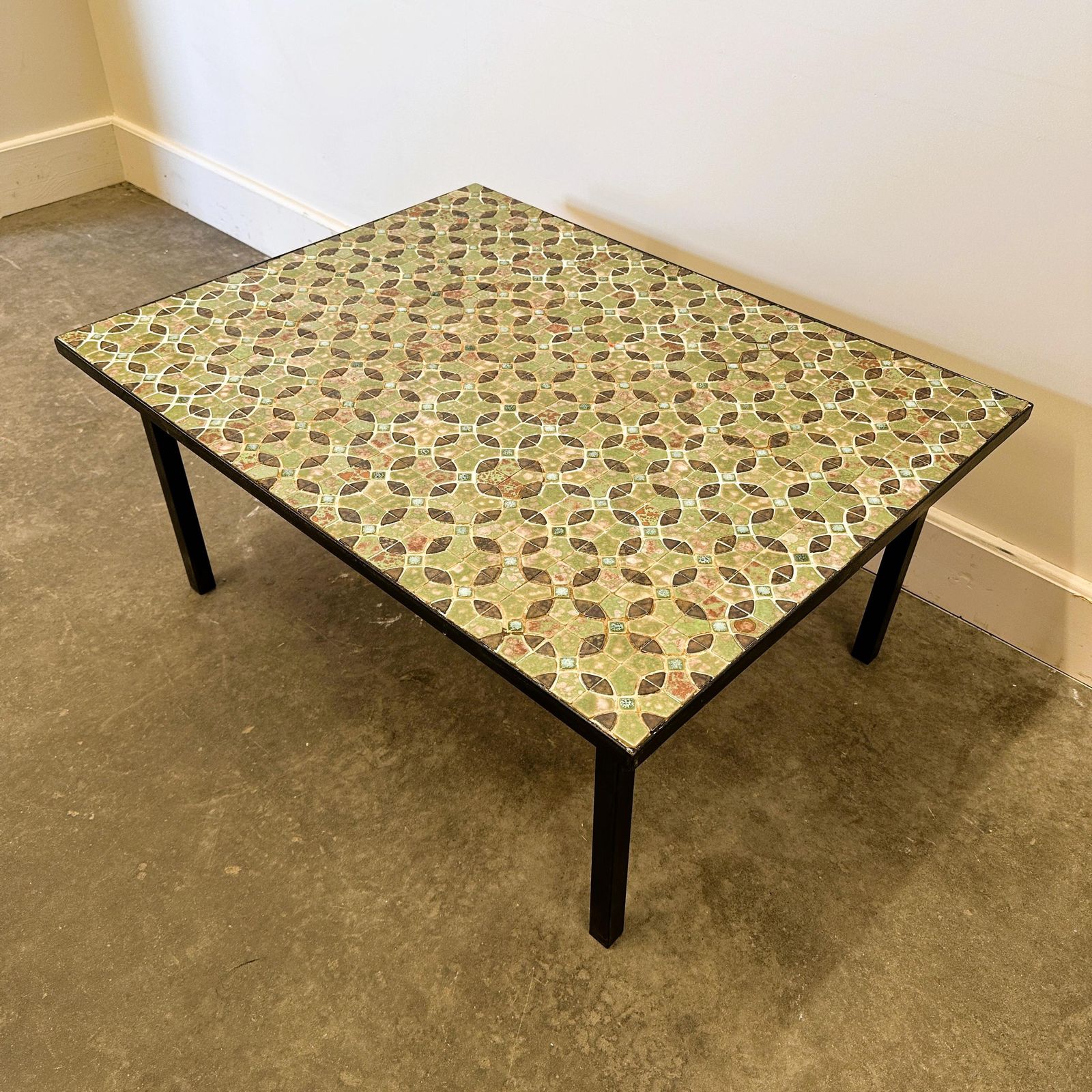 Mid Century Modern Mosaic Tile Coffee Table, 1960s. France photo buy