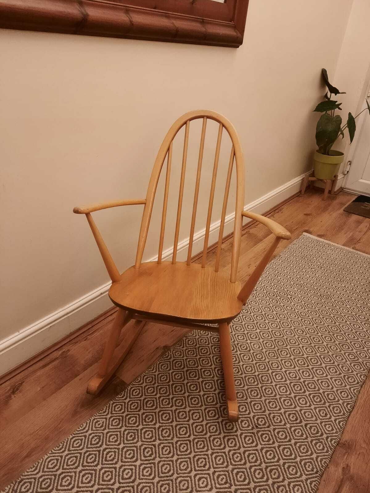 Ercol Ladies Rocking Chair, Mid 20th Century photo for sale