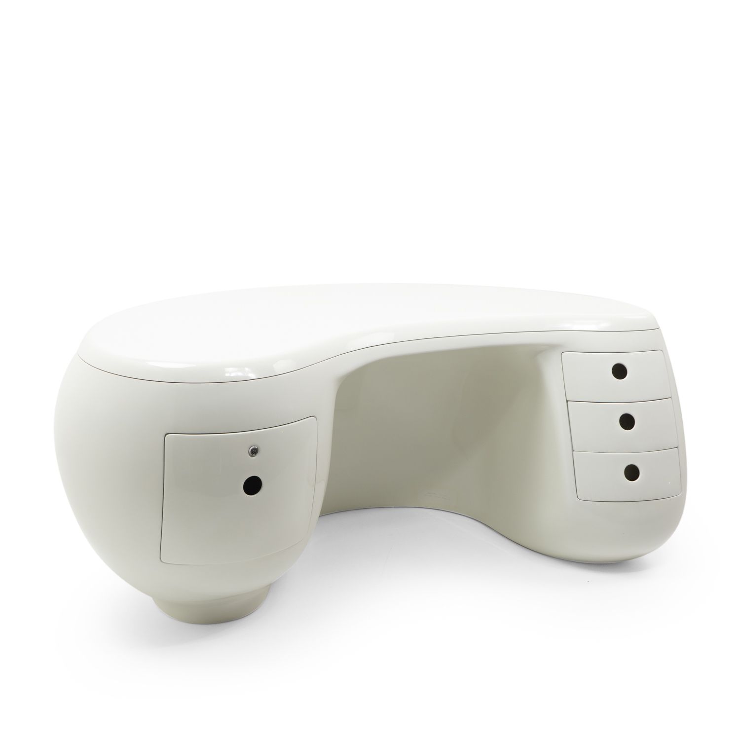 Maurice Calka “Boomerang” Desk By Leleu Deshays, France – 1970s