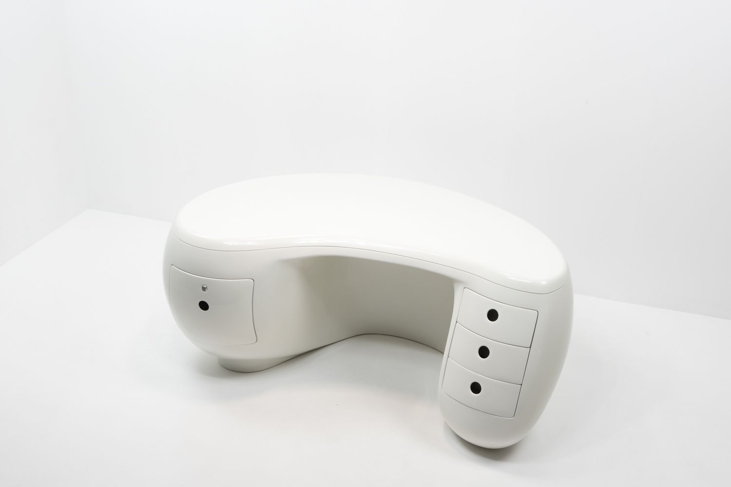 Maurice Calka “Boomerang” Desk By Leleu Deshays, France – 1970s photo for sale