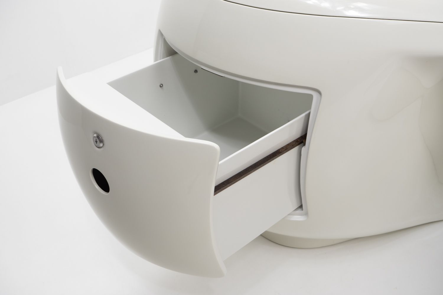 photo furniture Maurice Calka “Boomerang” Desk By Leleu Deshays, France – 1970s