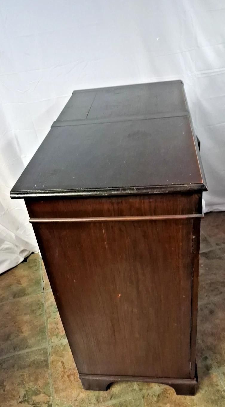 Antique Washstand With Enamelled Bowl & Lift Top Mirror photo buy