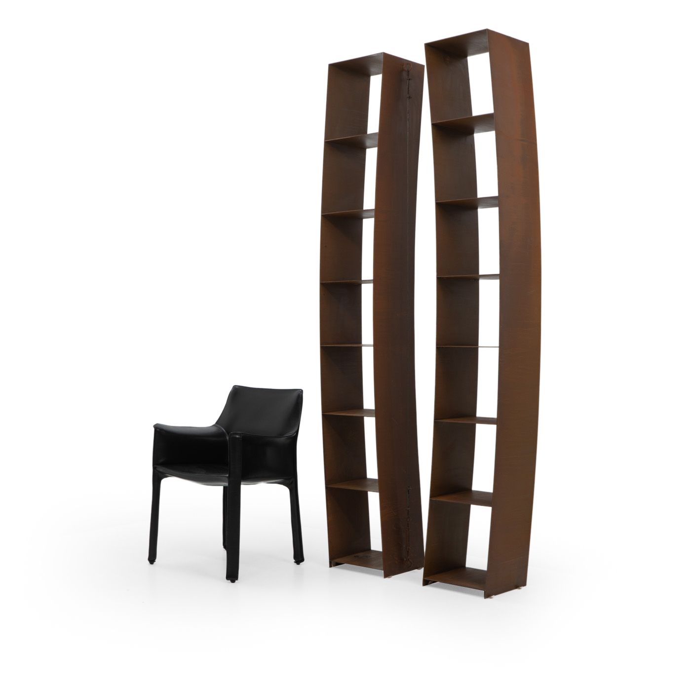 Steel Bookcases, Wolfgang Laubersheimer, For Pentagon, 1980s photo for sale