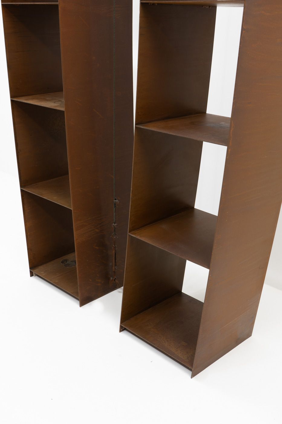 Steel Bookcases, Wolfgang Laubersheimer, For Pentagon, 1980s photo vinterior