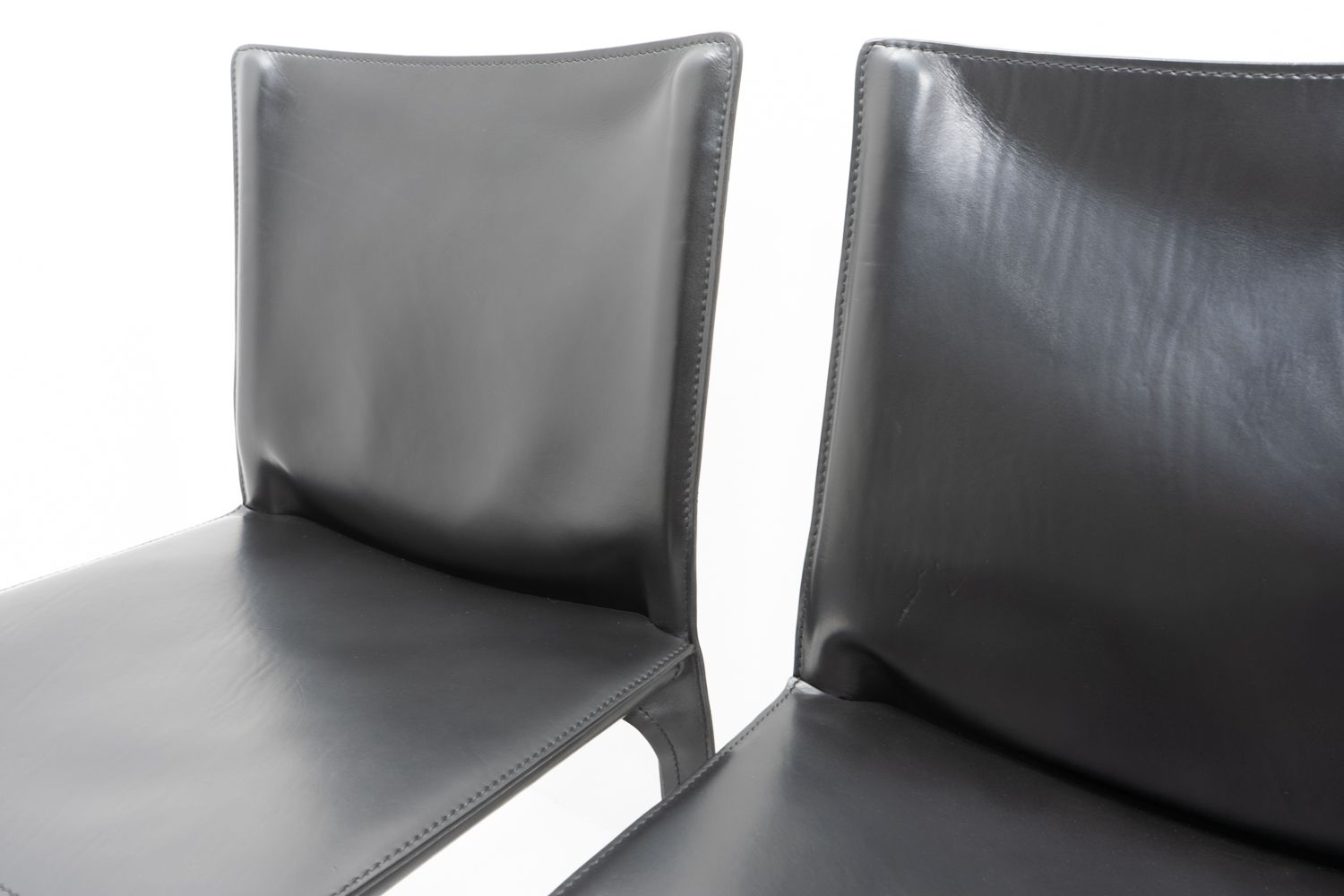 Mario Bellini For Cassina Cab 412, Set Of Four, 1990s photo vintage