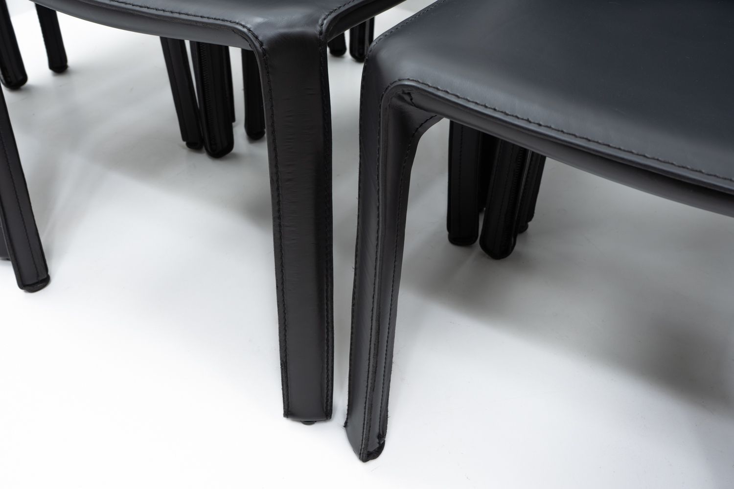 photo buy Mario Bellini For Cassina Cab 412, Set Of 10, 1990s